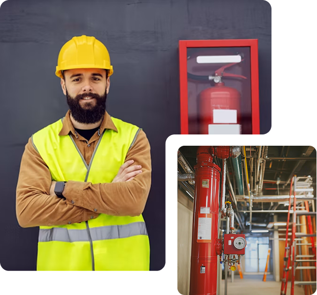 Chung Wah Plumbing and Fire Protection team on site